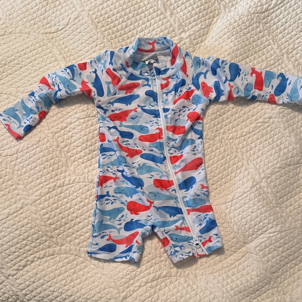 Infant Swimwear with Whale Print 6month